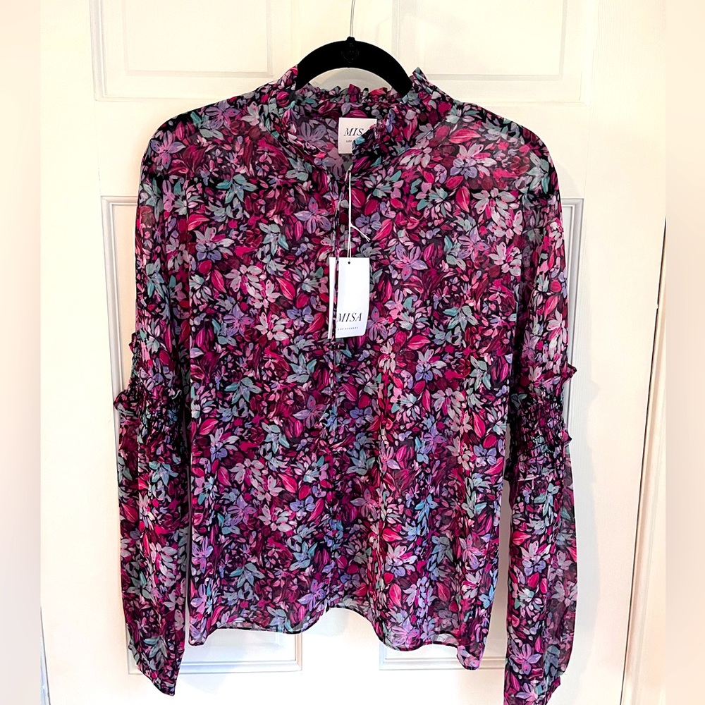 Misa Los Angeles Nana Top NWT $370 SOLD OUT color